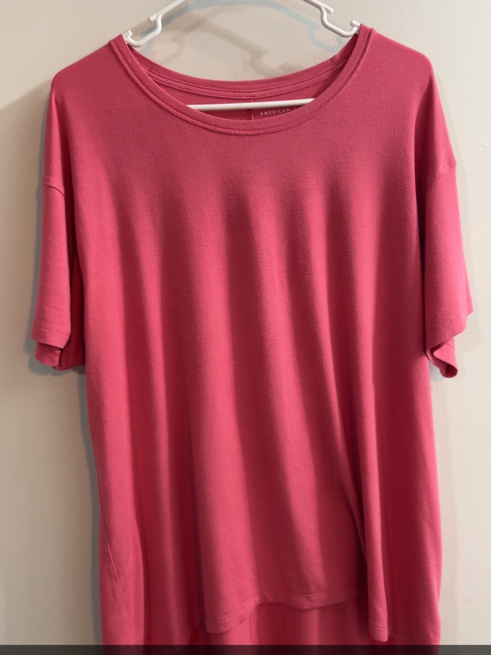 American Eagle Outfitters Coral Pink Short Sleeve Oversized Tee